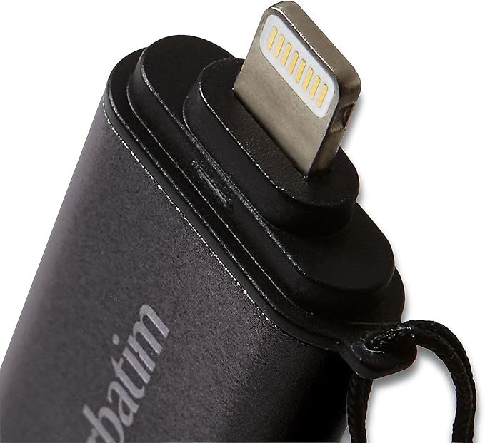 Verbatim 32GB Store ‘n’ Go Dual USB 3.0 Flash Drive for Apple Lightning Devices - Graphite