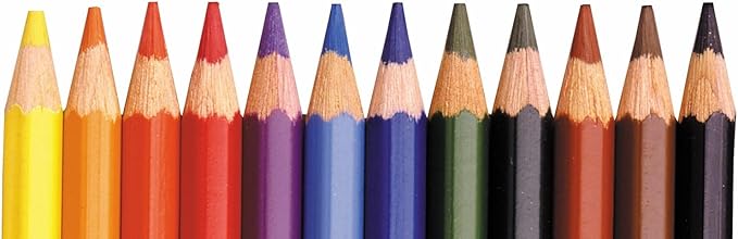 Koh-I-Noor Polycolor Drawing Pencil Set, 72 Assorted Colored Pencils in Tin, 1 Each (FA3827)