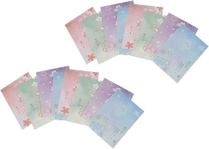 Healifty B5 Japanese Style Stationery Writing Paper 40pcs Set Floral Letter Paper for Students and Office Use Vintage Decorative