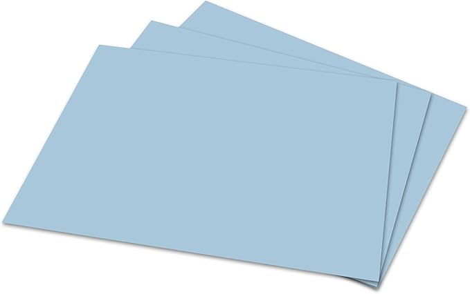 Memo Sheets, 4 X 6 Inches, 500 Sheets Per Pack. (Pastel Blue)