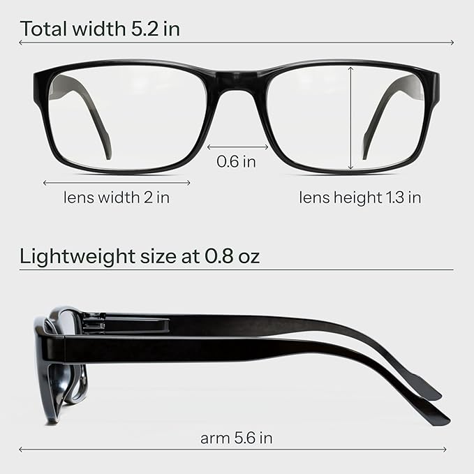 Gaoye 4.0 Professional Reading Glasses for All Day - Computer Readers with Blue Light Protection - Value Pack