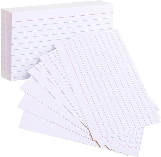 Mr. Pen- Lined Index Cards, 3x5, 100 Cards, Flash Cards, Note Cards, Index Card