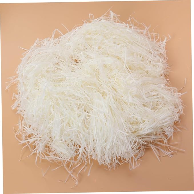 TEHAUX 100g Lightweight Cut Paper Shreds Eco-friendly Fillers for Packaging Wrapping Decor Suitable for Occasions