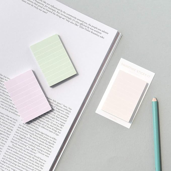 Monolike Smoothie ver.2 Line Sticky-it - 5p Set Self-Adhesive Memo Pad 50 Sheets