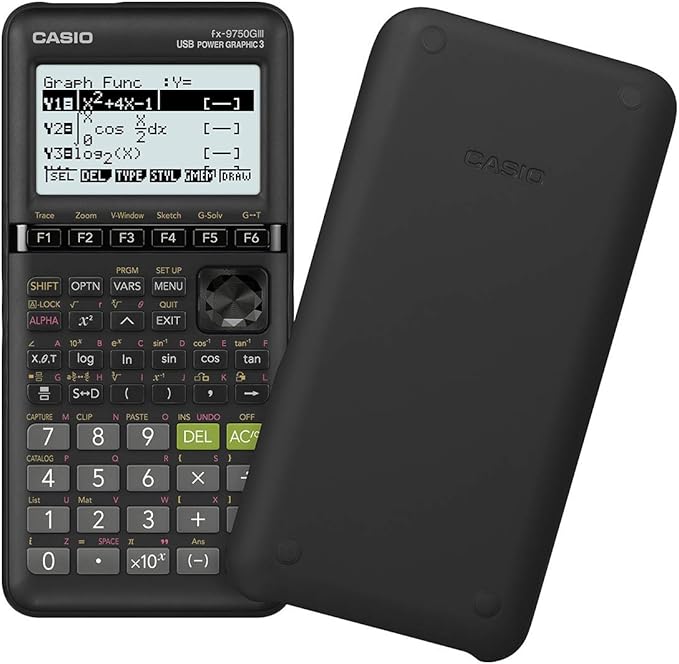 Casio fx-9750GIII Graphing Calculator | Natural Textbook Display | Python Programming | Ideal for Exams, STEM & Advanced Math | Black