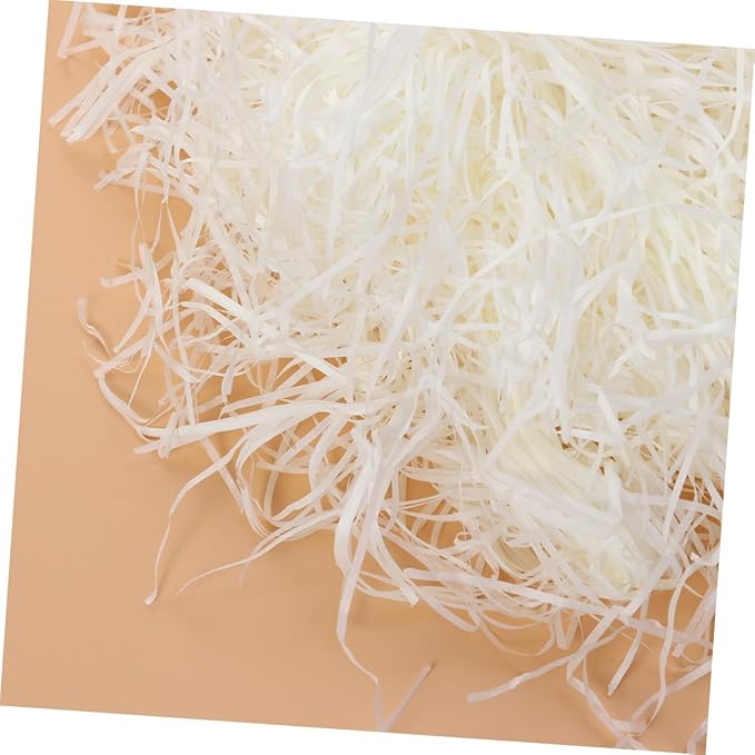 TEHAUX 100g Lightweight Cut Paper Shreds Eco-friendly Fillers for Packaging Wrapping Decor Suitable for Occasions