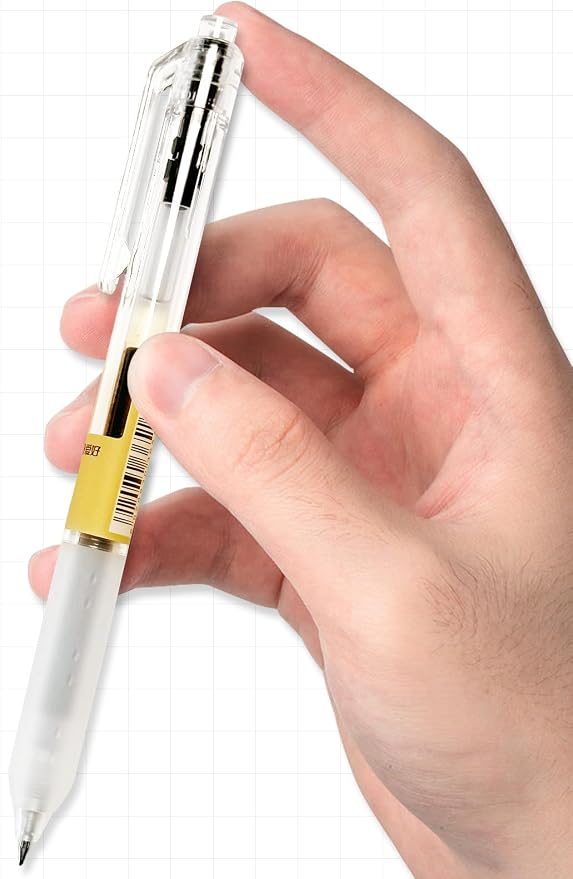 12 Pcs, Gel Pens 0.5mm, Retractable Pens, Black Pens 0.5 Fine Point, Style of Japanese Gel Pen, Retractable Gel Pens for Asian Korean Japan Office School Supplies (Pack of 3)