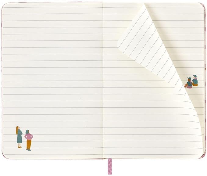 Moleskine Limited Edition Sakura Notebook, Hard Cover, Pocket (3.5" x 5.5"), Ruled/Lined, Couple, 192 Pages
