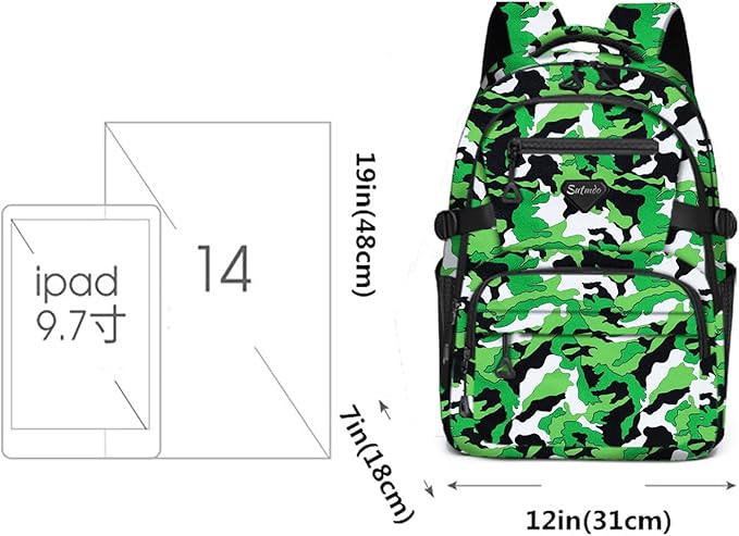 Casual Lightweight Backpacks for Boys & Girls, School Bookbags, 15 "Laptop Backpack, Travel Bag (212-slv)