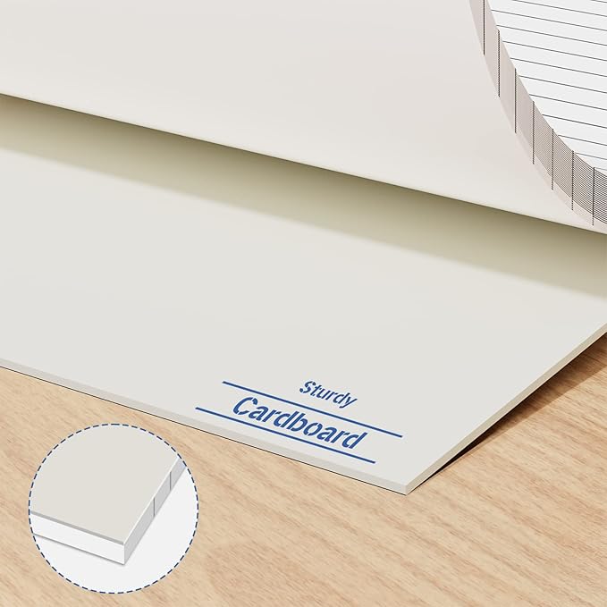 Nichela Legal Pads 12 Pack of Note Pads 6 x 9 Inch Notepad 21lb Thick Paper Writing Pads 30 Sheets Memo Pad College Ruled Small notepads 29 Lines Paper Pads for Writing, Sketching, and Note-Taking