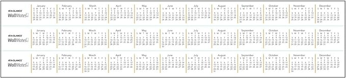 AT-A-GLANCE WallMates Dry-Erase Weekly Planning Surface, 24" x 18", Large, Undated, Self-Adhesive (AW503028)