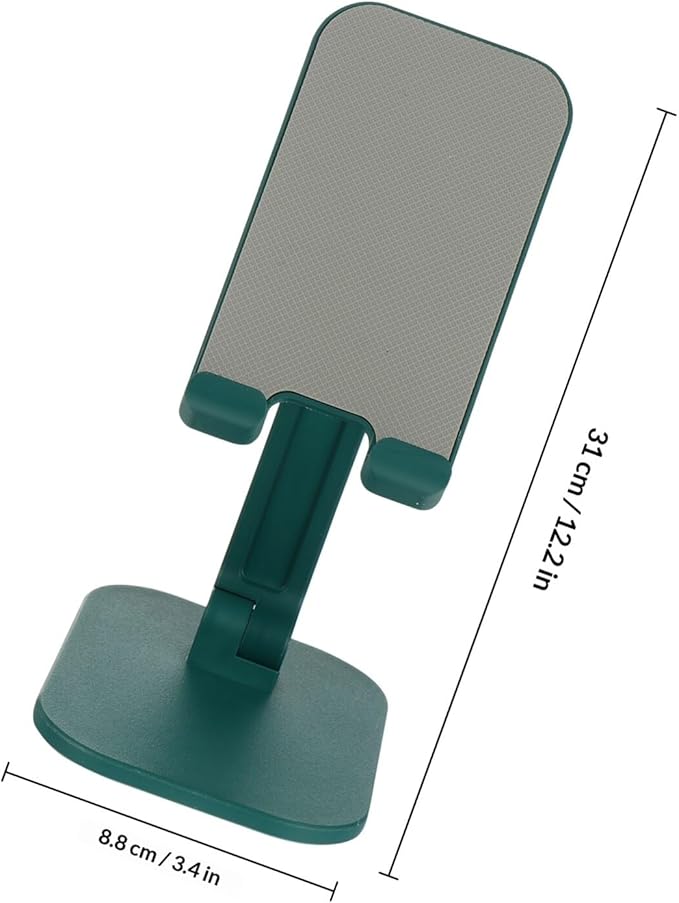FRCOLOR Adjustable Desktop Phone Stand and Tablet Holder Multifunctional Phone Bracket with Height Lift Portable for Online Classes and Live Streaming