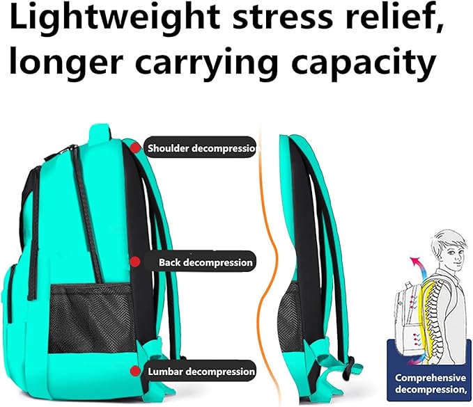 Casual Lightweight Backpacks for Boys & Girls, School Bookbags, 15 "Laptop Backpack, Travel Bag (212-zshi)