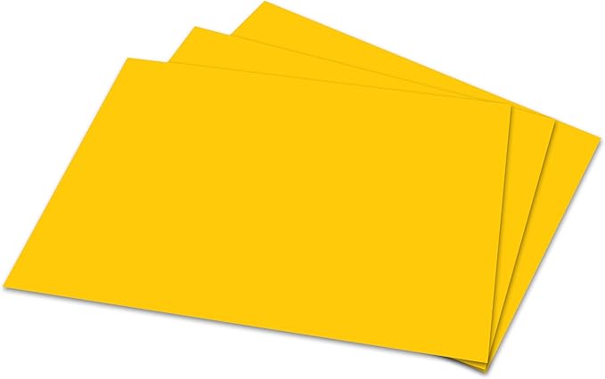 Memo Sheets, 4 X 6 Inches, 500 Sheets Per Pack. (Gold)