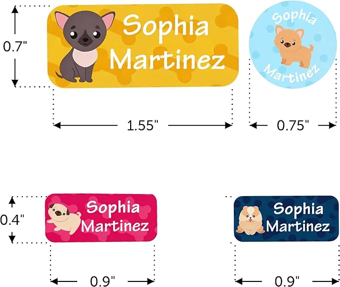 Waterproof Custom Name Stickers (135 Labels) - Personalized Daycare Labels for Clothing, Water Bottles, Lunch Boxes & School Supplies - Ideal for Camp & Daycare - No-Iron (Build)