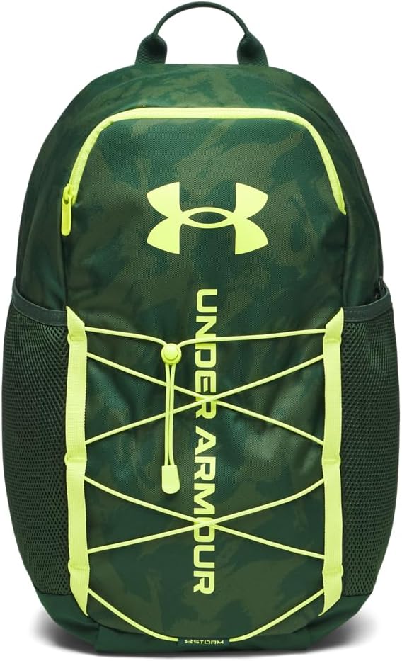 Under Armour Unisex Hustle Sport 6.0 Backpack, (301) Forest Green/Forest Green/Green Citrine, One Size Fits Most