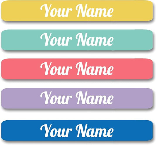 100 Pcs Personalized Labels for Kids School Supplies Waterproof, Custom Name Stickers Kids Labels for Travel, Daycare, Stationery