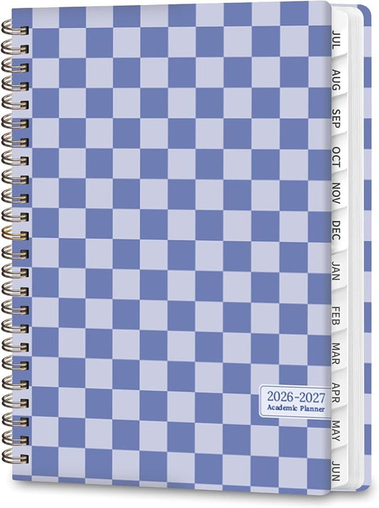 Planner 2026-2027, Weekly and Monthly Academic Year Calendar Planner, July 2026 - June 2027, Daily Agenda Book for Office School Supplies, A5(6.3'' x 8.5'')