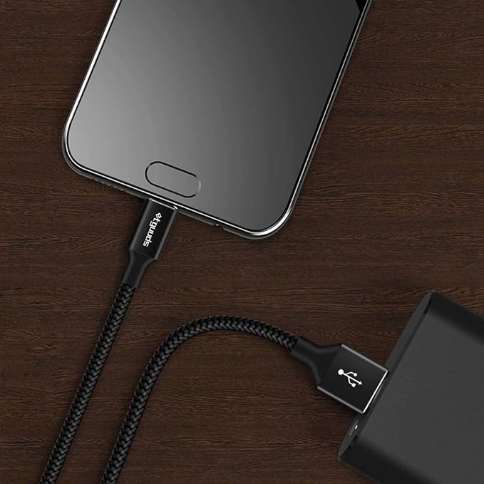 etguuds USB A to USB C Cable 4ft, 2-Pack, 3A Fast Charging Type C Charger Cord for iPhone 17 16 15 Pro Max 16e 17 Air, Samsung Galaxy S25 S24 S23 S22 S21 S20 A17 A16 A56 A55 Flip Fold, Black