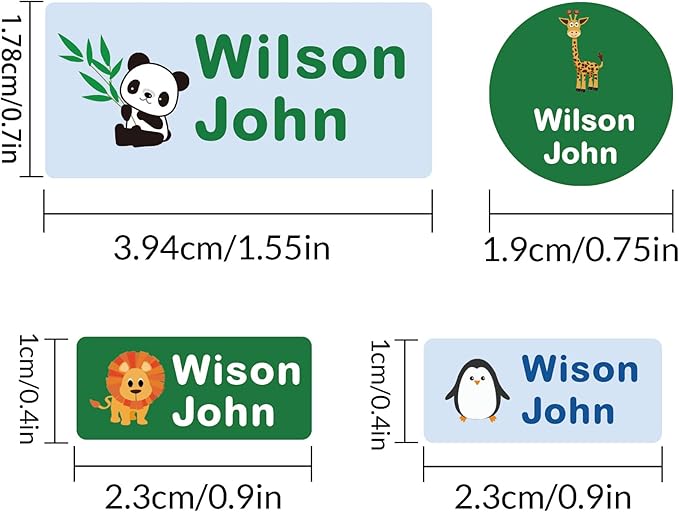 304 Personalized Daycare Labels with Name,Custom Waterproof Name Stickers,No Iron Sticker for Clothing Tags,Water Bottles,School Supplies,Personalized Name Stickers Labels for Clothes,Lunch Box