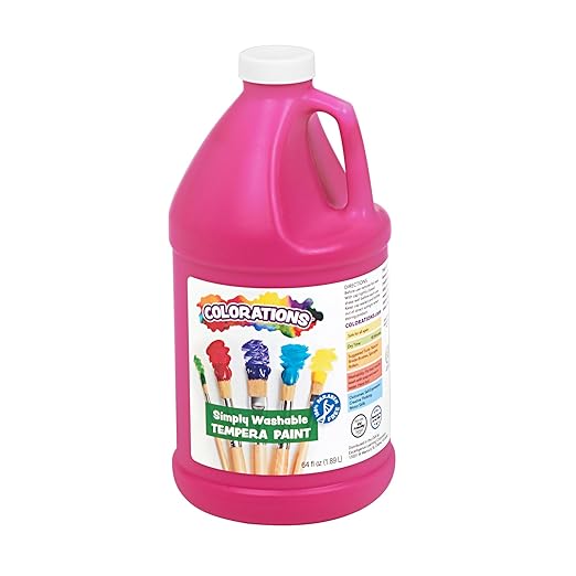 Colorations 1/2 Gallon Magenta Simply Washable Tempera Paint (Item # HGWSTMA)