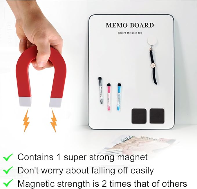 OWLKELA 30 Pack Whiteboard Eraser, Washable and Reusable Magnetic Whiteboard Eraser for Cleaning Dry Erase Markers on Magnetic Soft Whiteboard, Glass Whiteboard and Dry Erase Board