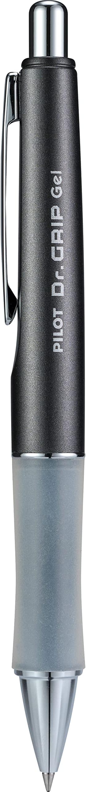 PILOT Dr. Grip Limited Refillable & Retractable Gel Pen, Fine Point, Black, Single Pen - Ideal for School, Journaling & Office Writing