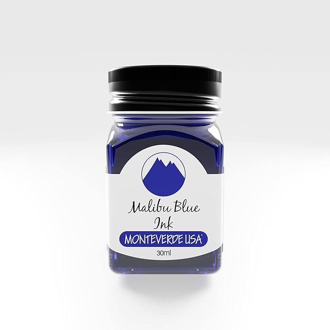 Monteverde USA Ink with ITF Technology, 30 ml Malibu Blue (G309MU)