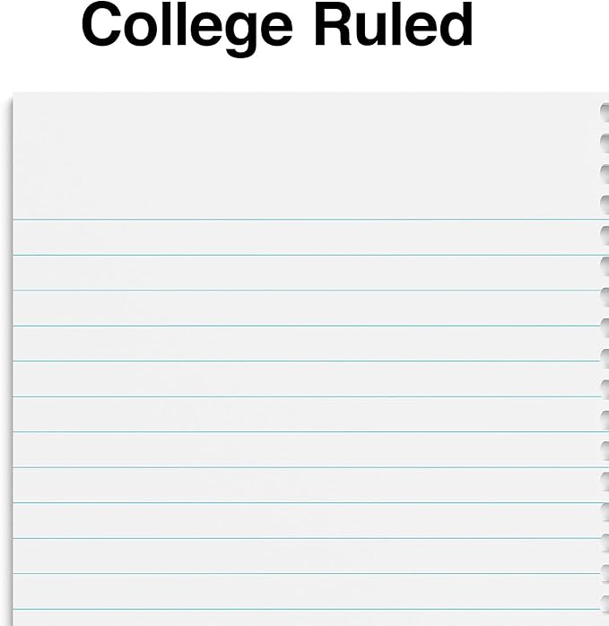 STAPLES 1‑Subject Notebook, 5” x 7.75”, College Ruled, 80 Sheets, Assorted Colors, 9/Carton