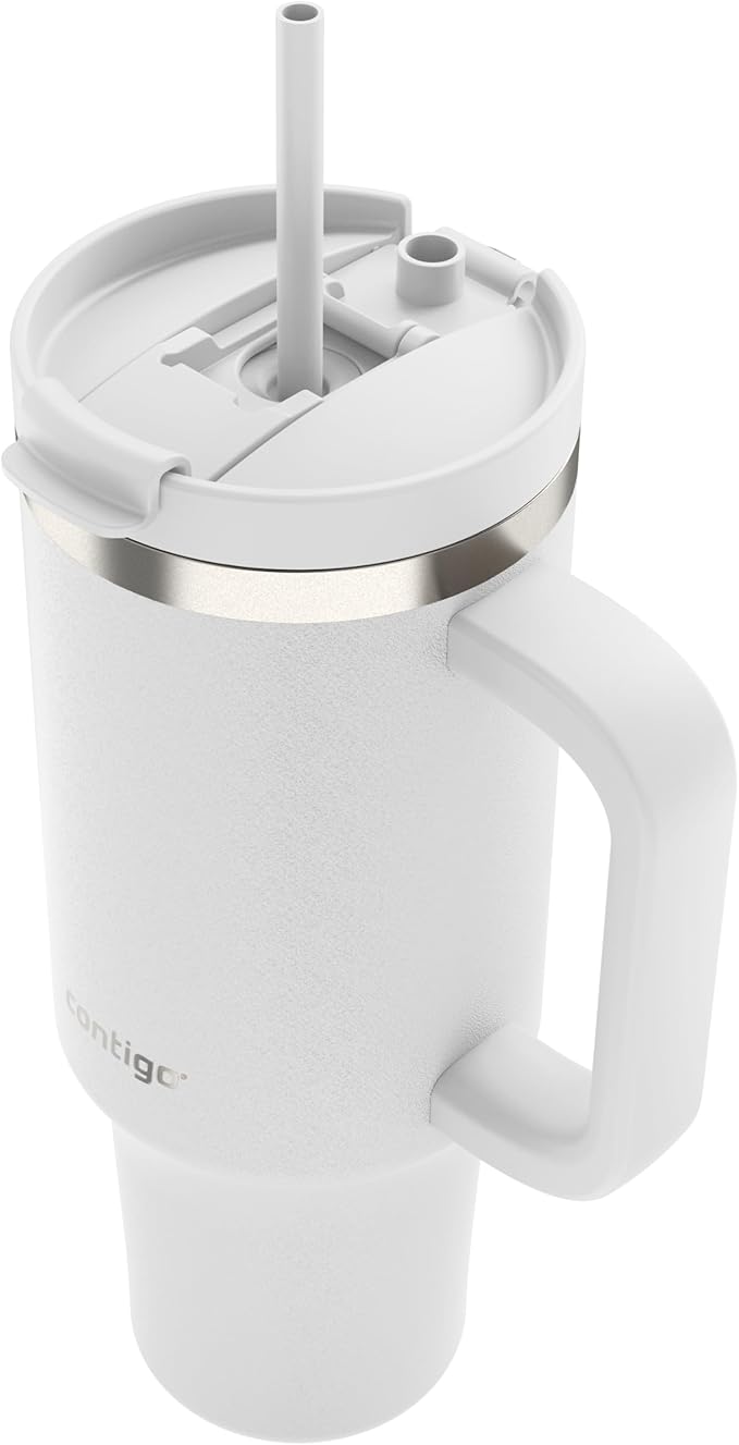 Contigo Streeterville 40oz Tumbler, Stainless Steel Vacuum Insulated, Leak-Proof, Cold for 29 Hours, Salt (Pack of 4)