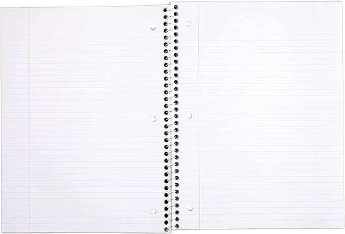 Mead Spiral Notebooks, 1 Subject, College Ruled, 70 Sheets, Assorted Colors, Color Selected For You May Vary, 1 Count (05512) (Pack of 2)