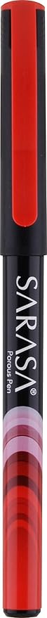 ZEBRA Sarasa Fineliner Pen, 0.8mm, Red (66130)