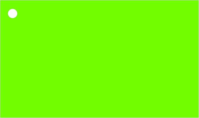 Colonial Cards: 150 Color Cardstock 3" x 5" Index Cards, Unruled with Corner 1-Hole Punched and 4 Binder Rings, Lime Green