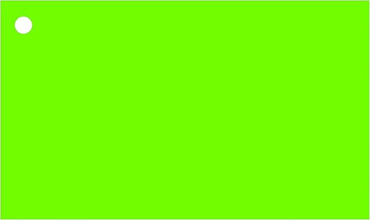 Colonial Cards: 150 Color Cardstock 3" x 5" Index Cards, Unruled with Corner 1-Hole Punched and 4 Binder Rings, Lime Green
