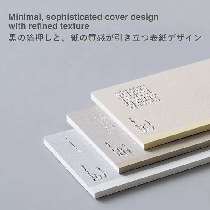 MARK'STYLE EDiT Designed for Clear Thinking, Thin, Lightweight, and Smooth to Write On” — 160-Page Notebook (A6 (7mm Ruled) (Pack of 2))