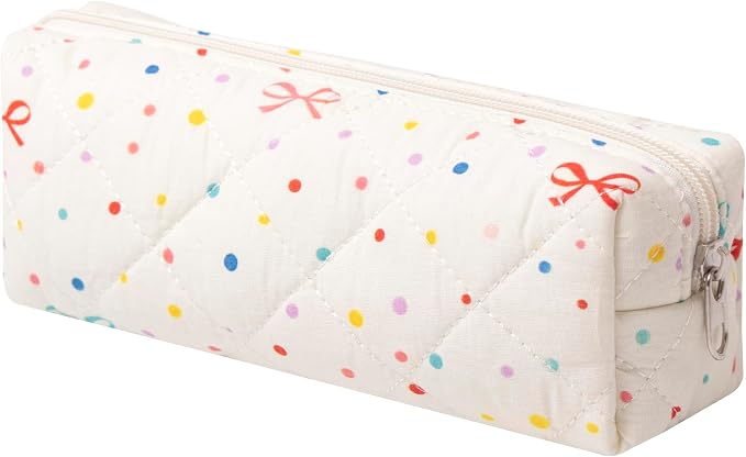 Pencil Case Pen Case Office College School Storage Bag Pouch Holder Box Organizer Makeup Pouch Cosmetic Bag Aesthetic Cute Pencil Case for Girls Boys Kids (T)
