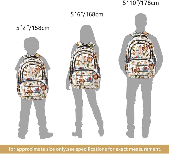 rickyh style School Backpack Travel Bag for Men & Women Lightweight College