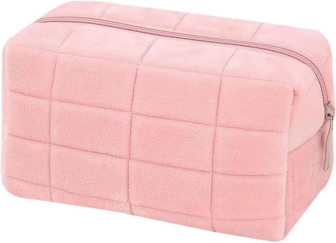 Makeup Cosmetic Bag Small Checkered Pouch Make Up Purse Bag Y2k Accessories