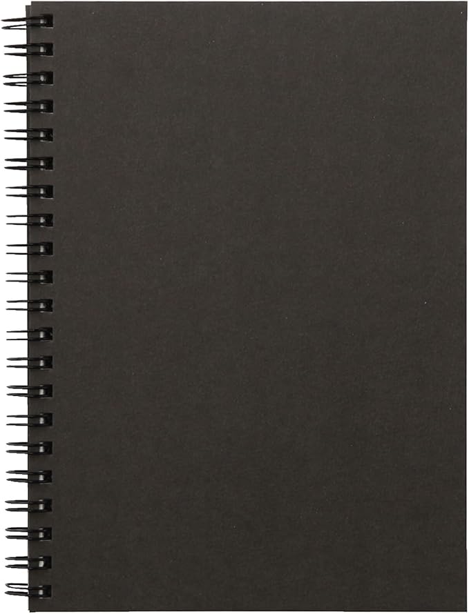 Muji RECYCLING PAPER DOUBLE RING NOTEBOOK PLAIN GREY B6 (x10)