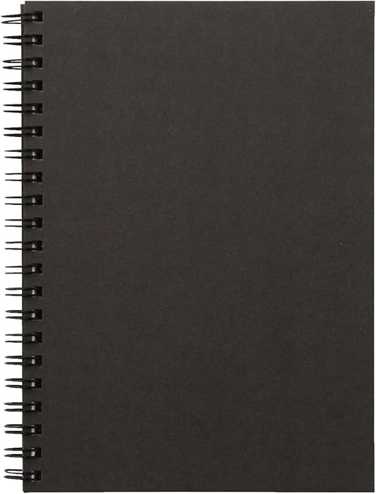 Muji RECYCLING PAPER DOUBLE RING NOTEBOOK PLAIN GREY B6 (x10)