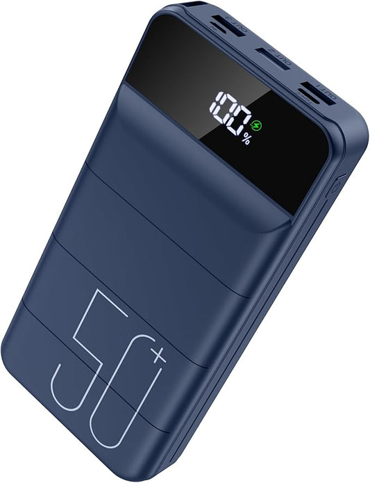 LOOPEAK Power Bank 50000mAh 22.5W Fast Charging Portable Charger, USB C Quick Charge with 3 Outputs & 2 Inputs, LED Display