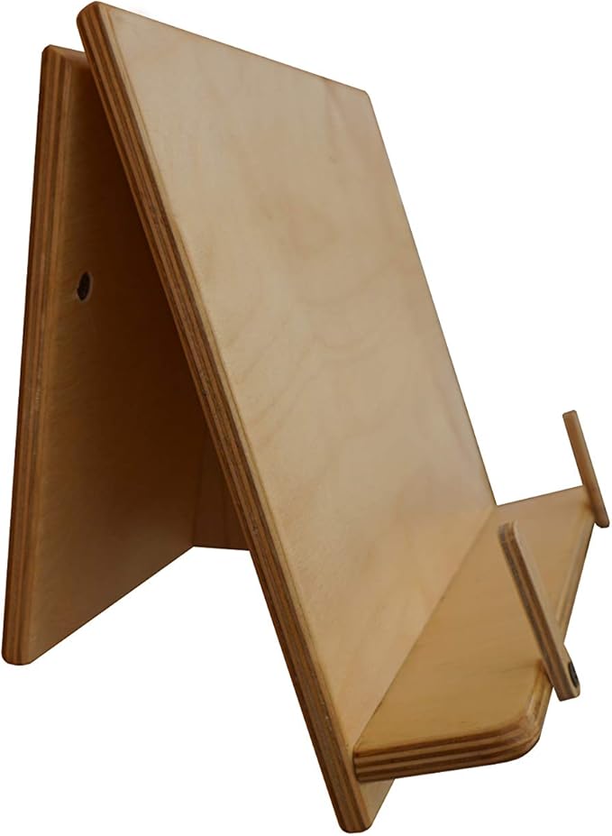 Wooden Wall Mount Book Holder (Made in The USA)
