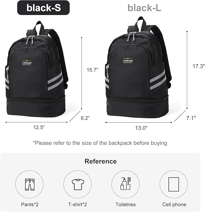 coofay Gym Backpack For Women Waterproof Sports Backpack With Shoe Compartment Lightweight Travel Backpacks Small Gym Bag Dance Volleyball Backpacks