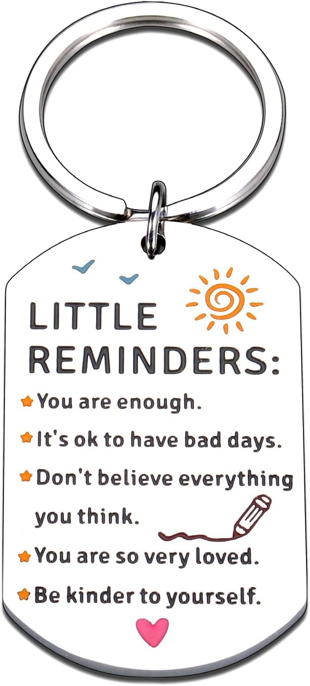 Back to Shcool Supplies for Teen Girls, School Supplies for High SCHOOL Student First Day of SCHOOL, College Dorm Room Essentials for Girls Proud of You Gift for Daughter Son Little Reminders Keychain