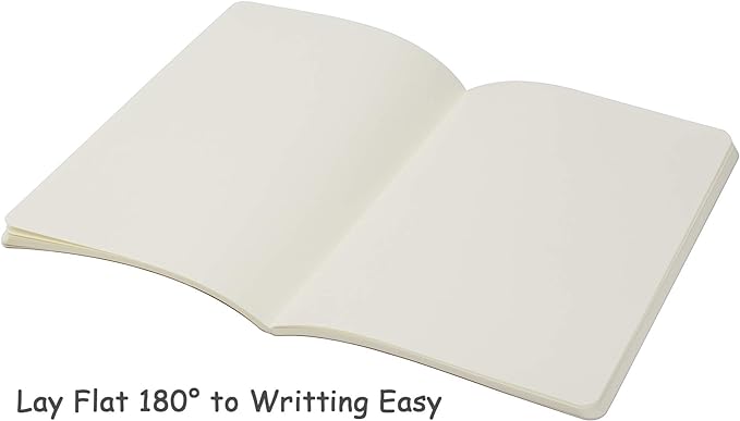 TWONE 3 Pack Travel Journal Notebook for Travelers or School - Kraft Brown Soft Cover - 5.5” x 8.25” - 96 Blank Pages with 48 Sheets