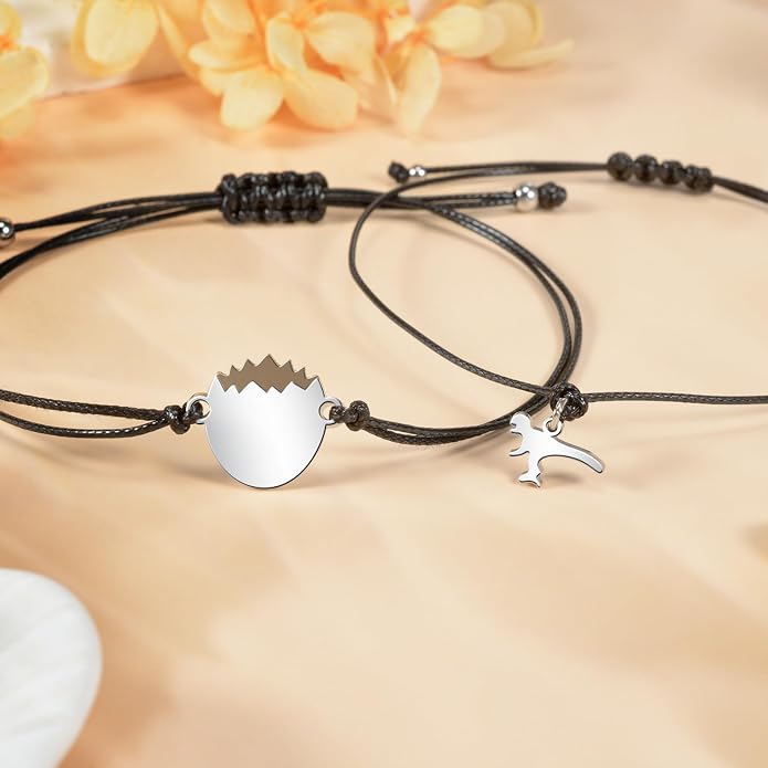 Back to School Gifts Mommy and Me Bracelet First Day of School Matching Wish Bracelets Set for Mother Daughter Son Women Teen Girls Boys Jewelry Gift