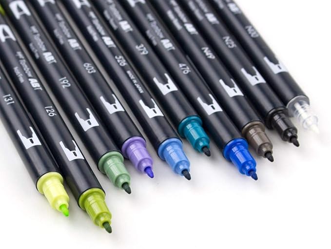 Tombow ABT Dual Brush Pen set of 10, LANDSCAPE