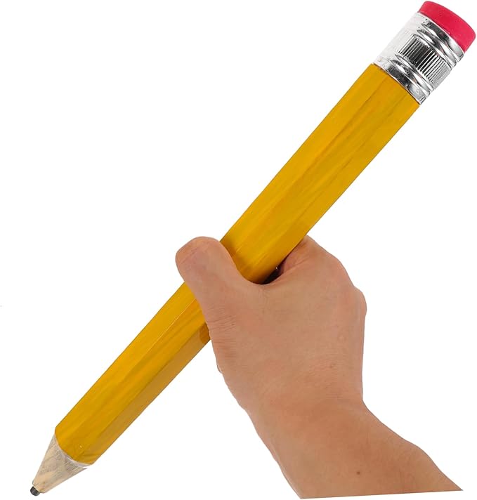 DOITOOL Fun Jumbo Pencil Large Aesthetic Writing Tool for Parties Crafts and Design for Art Projects