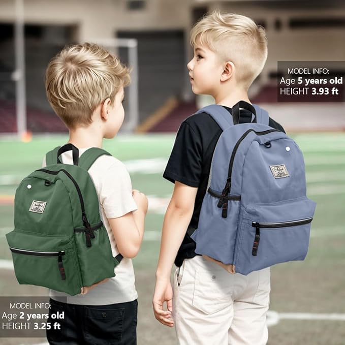 atgark Toddler Backpack for Boys 2-5: Preschool Kindergarten Backpack - 13" Daycare Backpack Fit A4 Folder