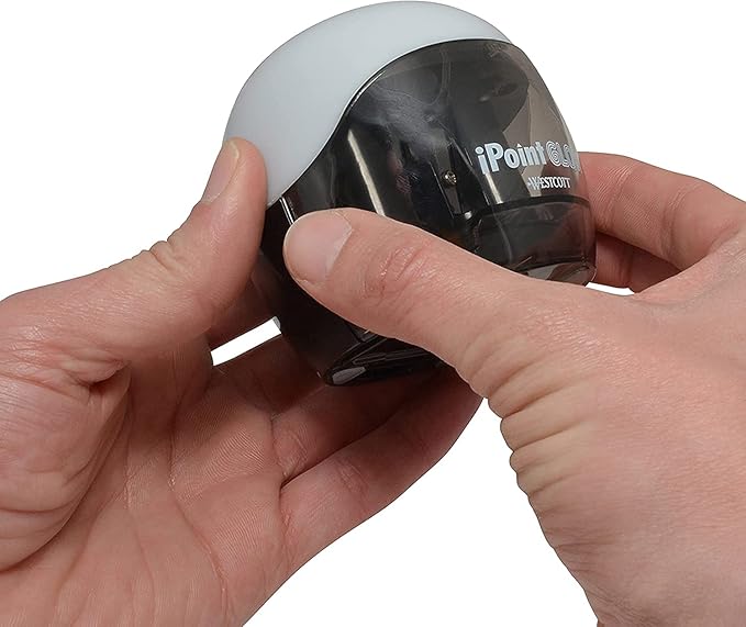 Westcott iPoint Glow Color Changing Battery Pencil Sharpener